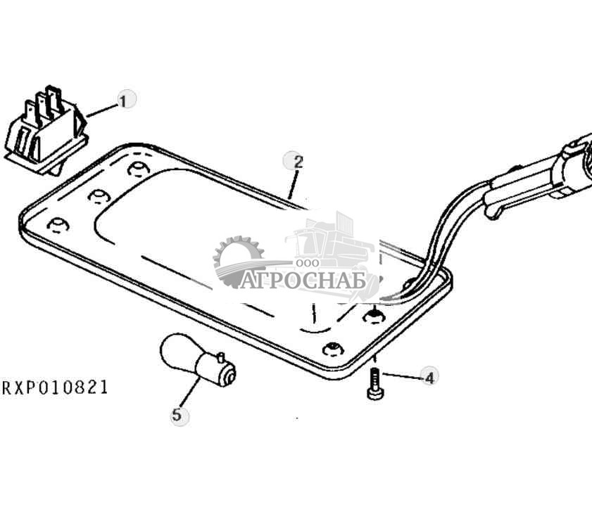 ПОТОЛОЧНАЯ ЛАМПА И ПЕРЕКЛЮЧАТЕЛЬ 